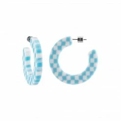 Machete Kate Hoops In Blue Checker Summer SALE