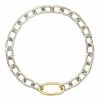 Machete Interchangeable Oval Link Necklace In Silver