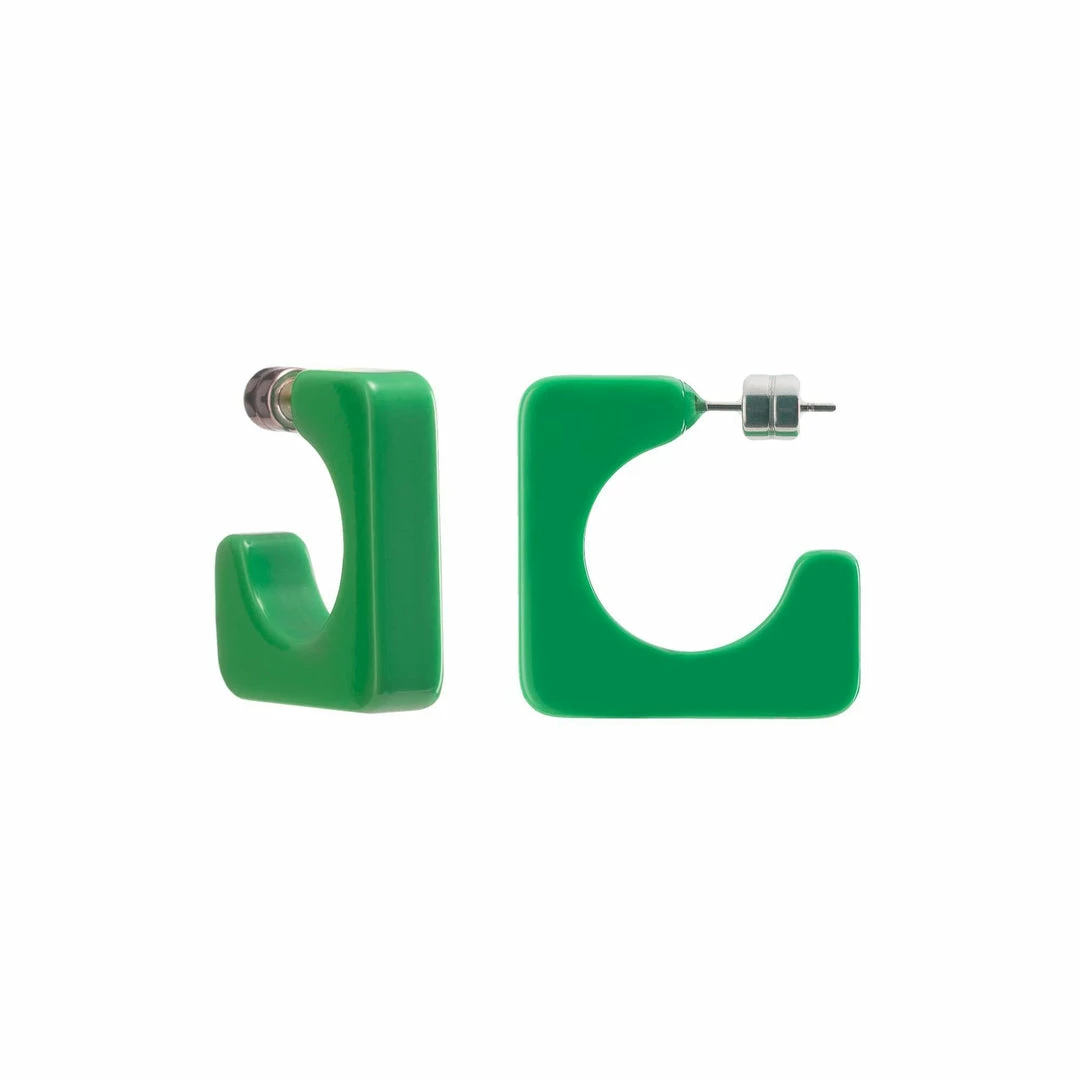 Machete Atlas Hoops In Bright Green 3 Machete Atlas Hoops In Bright Green