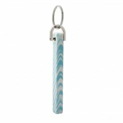 Machete Bar Keychain In Blue Checker