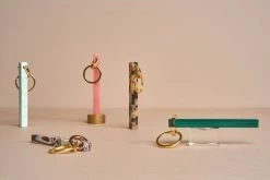 Machete Tech Bar Keychain In Minted Porcelain