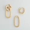 Machete Build Your Own: Charm Hoops Chunky Hoops And Oval Link Charms In Gold