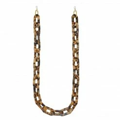 Machete Chunky Sunglass Chain In Blonde Tortoise