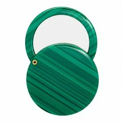 Machete Elegant store 27 Machete Circle Mirror In Malachite Mirrors