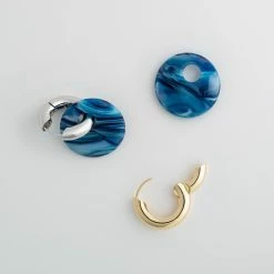 Machete Disc Charms In Capri Build Your Own: Charm Hoops