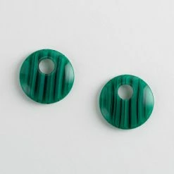Machete Build Your Own: Charm Hoops Disc Charms In Malachite