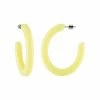 Machete Form Hoops In Brightest Yellow