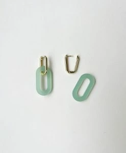 Machete Gold Link Hoops With Charms: "The Brights Collection" Build Your Own: Charm Hoops