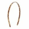 Machete Headband In Tortoise Checker