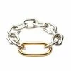 Machete THE SPOTLIGHT Interchangeable Oval Link Bracelet In Silver