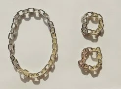 Machete Interchangeable Link Bracelet In 14k Gold