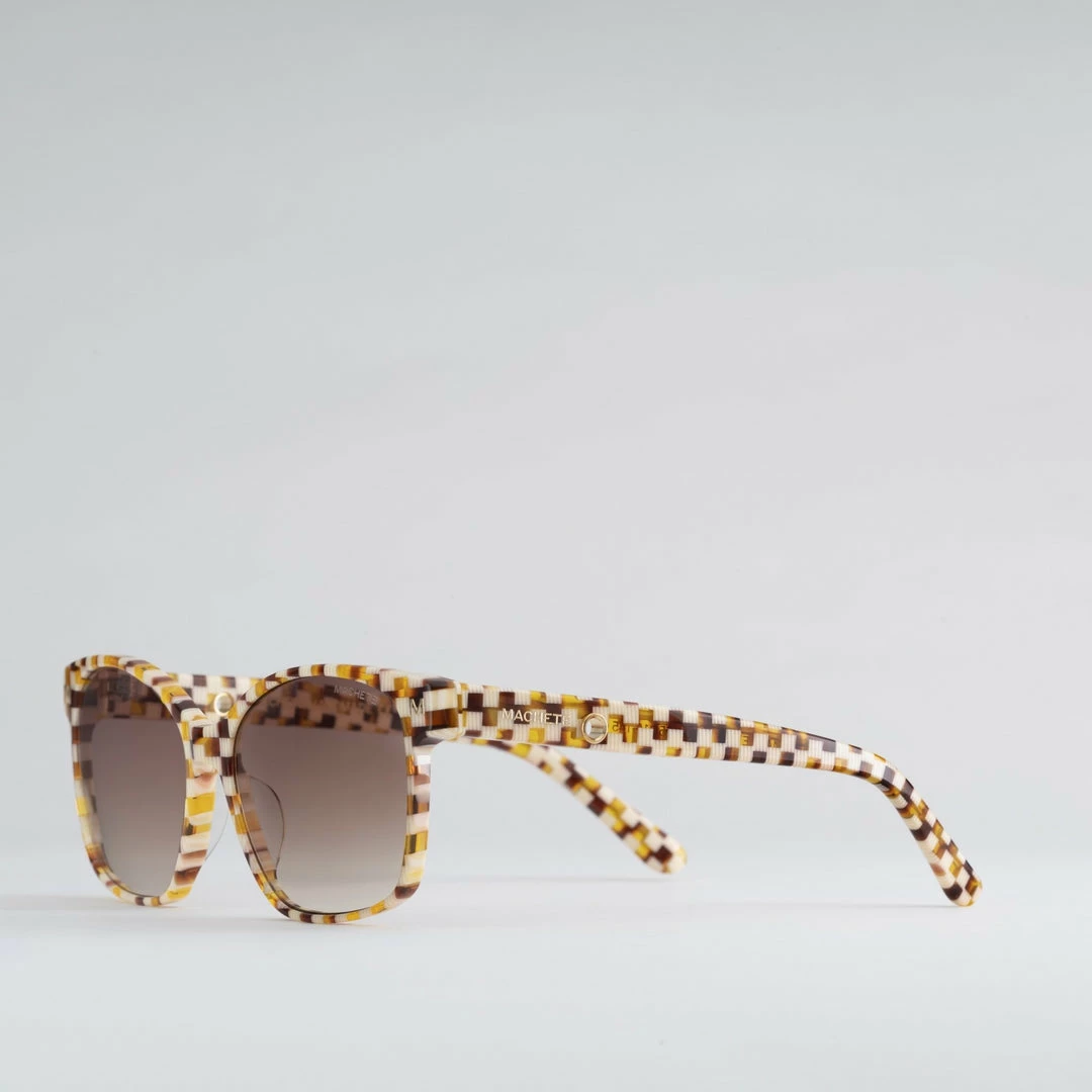 Machete Checker Mania Jenny - Sunglasses In Tortoise Checker 4 Machete Checker Mania Jenny - Sunglasses In Tortoise Checker
