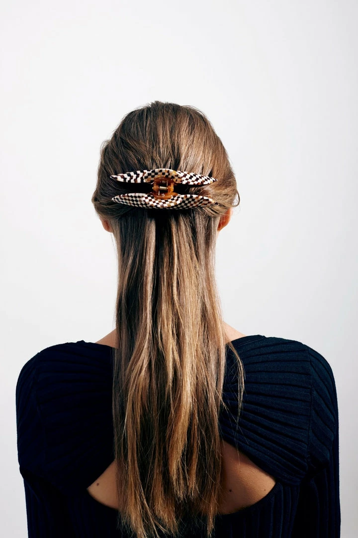 Machete Checker Mania Jumbo Heirloom Claw In Tortoise Checker 4 Machete Checker Mania Jumbo Heirloom Claw In Tortoise Checker