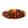 Machete Jumbo Oval Clip In Amber