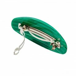 Machete Claws & Clips Jumbo Oval Clip In Malachite