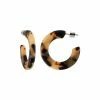 Machete Kate Hoops In Blonde Tortoise Jewelry