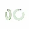 Machete Kate Hoops In Clear Green