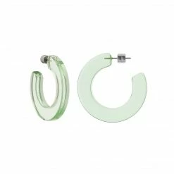 Machete Kate Hoops In Clear Green