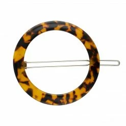 Machete Large Circle Clip In Classic Tortoise Summer SALE