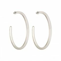 Machete Large Hoops In Clear Summer SALE