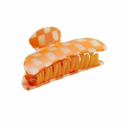 Machete Checker Mania Midi Heirloom Claw In Orange Checker