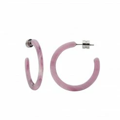 Machete Mini Hoops In Orchid Jewelry