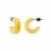 Machete Muse Hoops In Naples Yellow Jewelry
