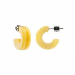 Machete Muse Hoops In Naples Yellow Jewelry