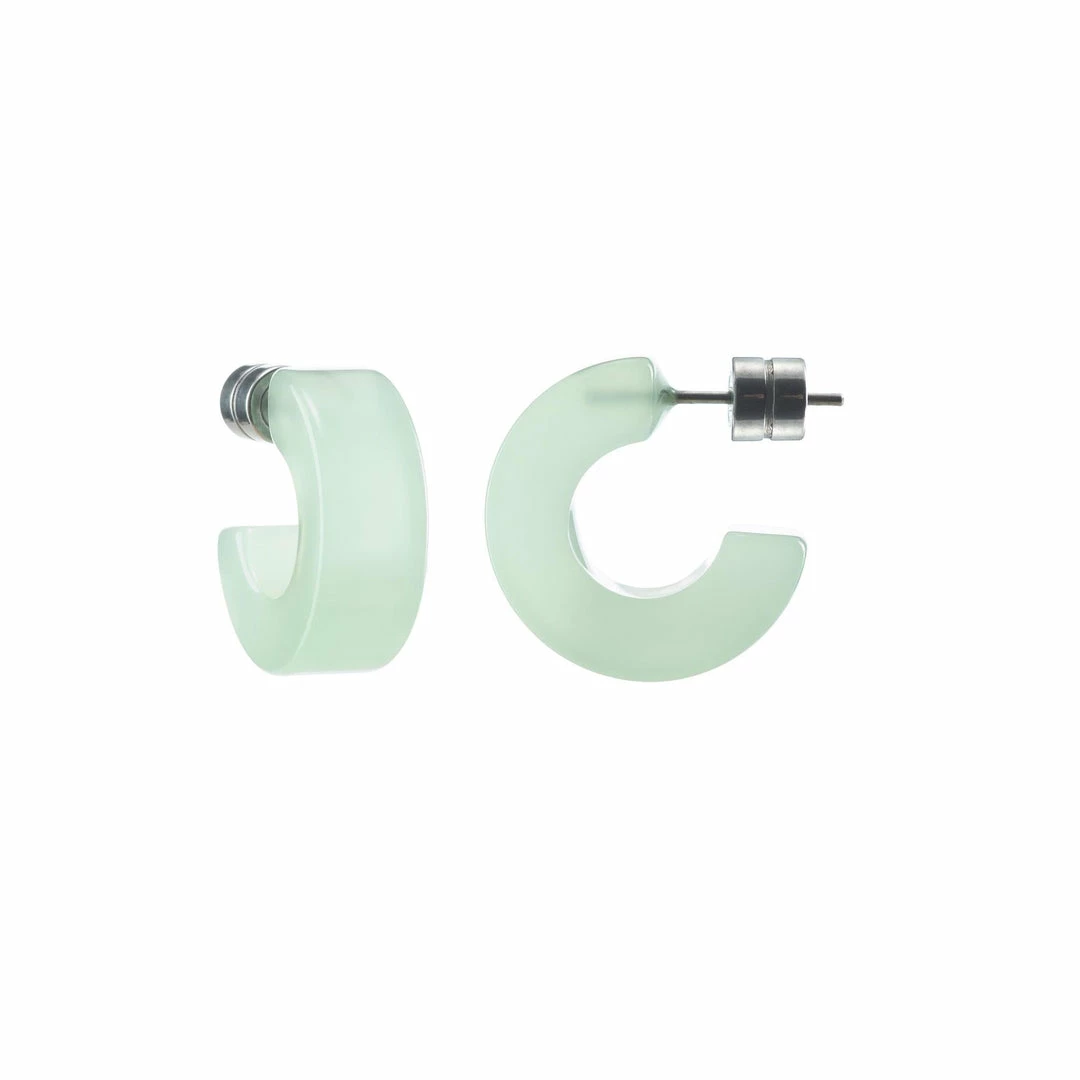 Machete Jewelry Muse Hoops In Sea Glass 5 Machete Jewelry Muse Hoops In Sea Glass