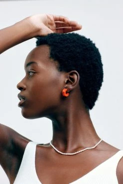 Machete Jewelry Muse Hoops In Stromanthe