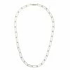 Machete Jewelry Paperclip Chain Necklace In Silver