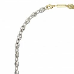 Machete Jewelry Petite Coffee Bead Necklace In Gold + Silver