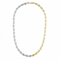 Machete Jewelry Petite Coffee Bead Necklace In Gold + Silver