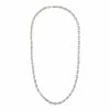 Machete Jewelry Petite Coffee Bead Necklace In Silver
