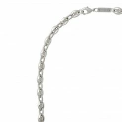 Machete Jewelry Petite Coffee Bead Necklace In Silver