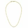 Machete Jewelry Petite Paperclip Chain Necklace In Gold