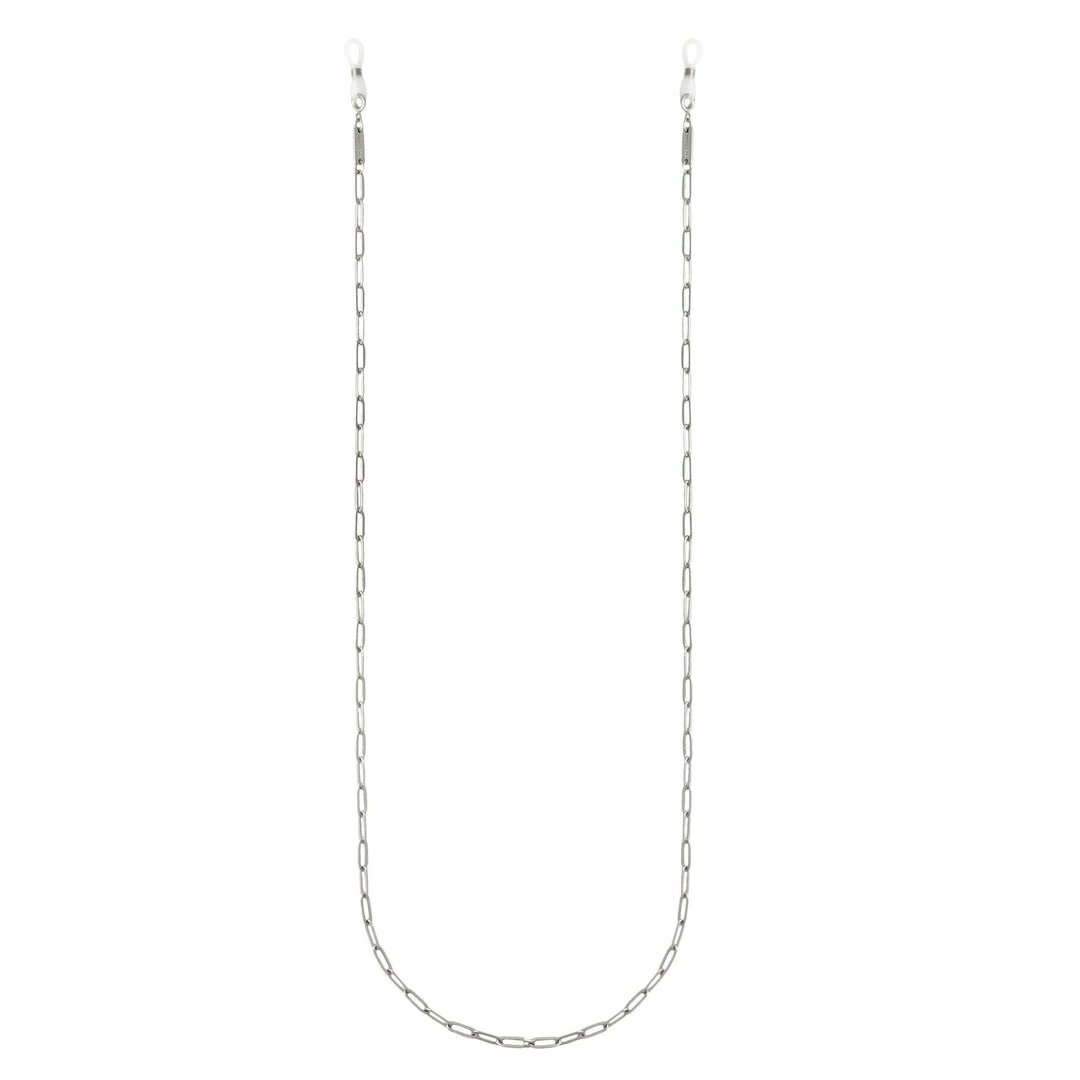 Machete Petite Paperclip Sunglass + Mask Chain In Silver Eyewear Chains 2 Machete Petite Paperclip Sunglass + Mask Chain In Silver Eyewear Chains