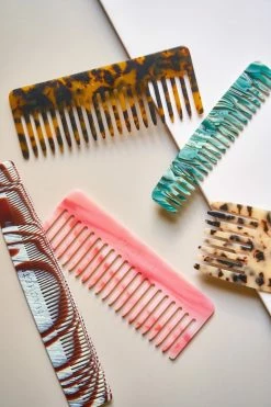 Machete No. 2 Comb In Bright Pink Combs