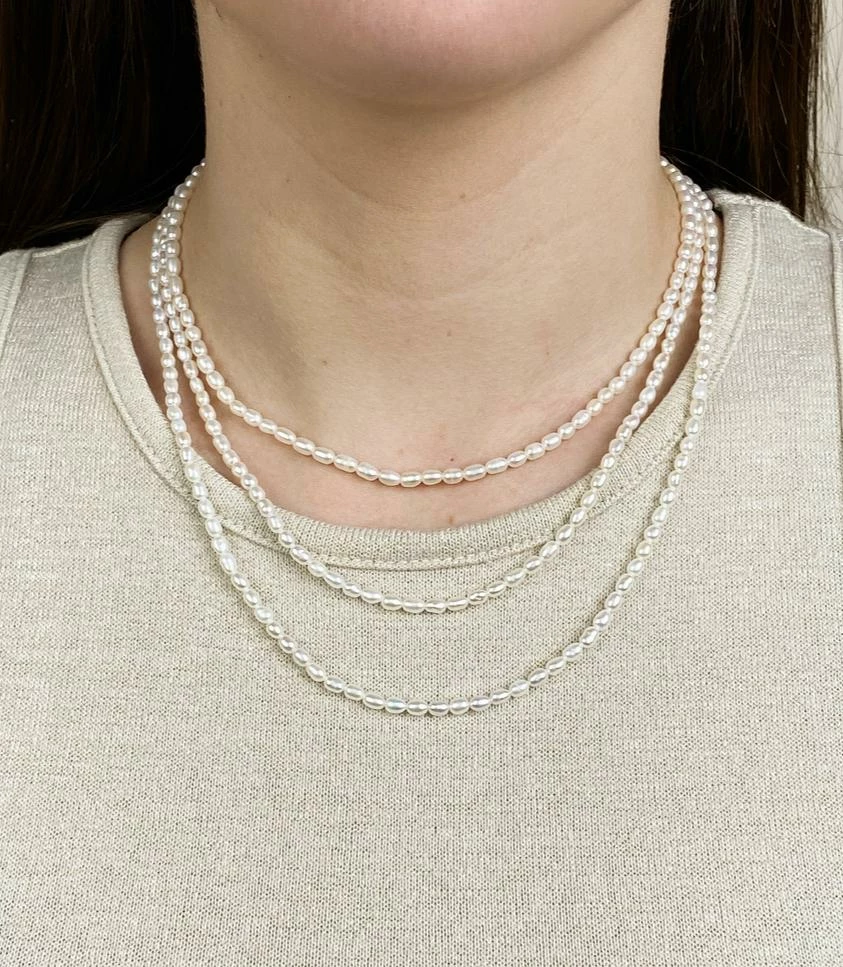 Machete Jewelry Rice Pearl Necklace 5 Machete Jewelry Rice Pearl Necklace