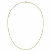 Machete Round Box Chain Necklace In 14k Gold