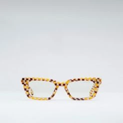 Machete Ruby - Optical Blue Light Frames In Tortoise Checker Checker Mania