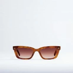 Machete Ruby Sunglasses In Dark Tortoise Stripe