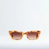 Machete Eyewear Ruby Sunglasses In Light Tortoise Stripe