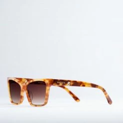 Machete Eyewear Sally Sunglasses In Light Tortoise Stripe