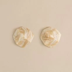 Machete Jewelry Sculpture Studs In Ivory