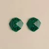 Machete Sculpture Studs In Malachite