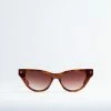 Machete Eyewear Suzy Sunglasses In Dark Tortoise Stripe