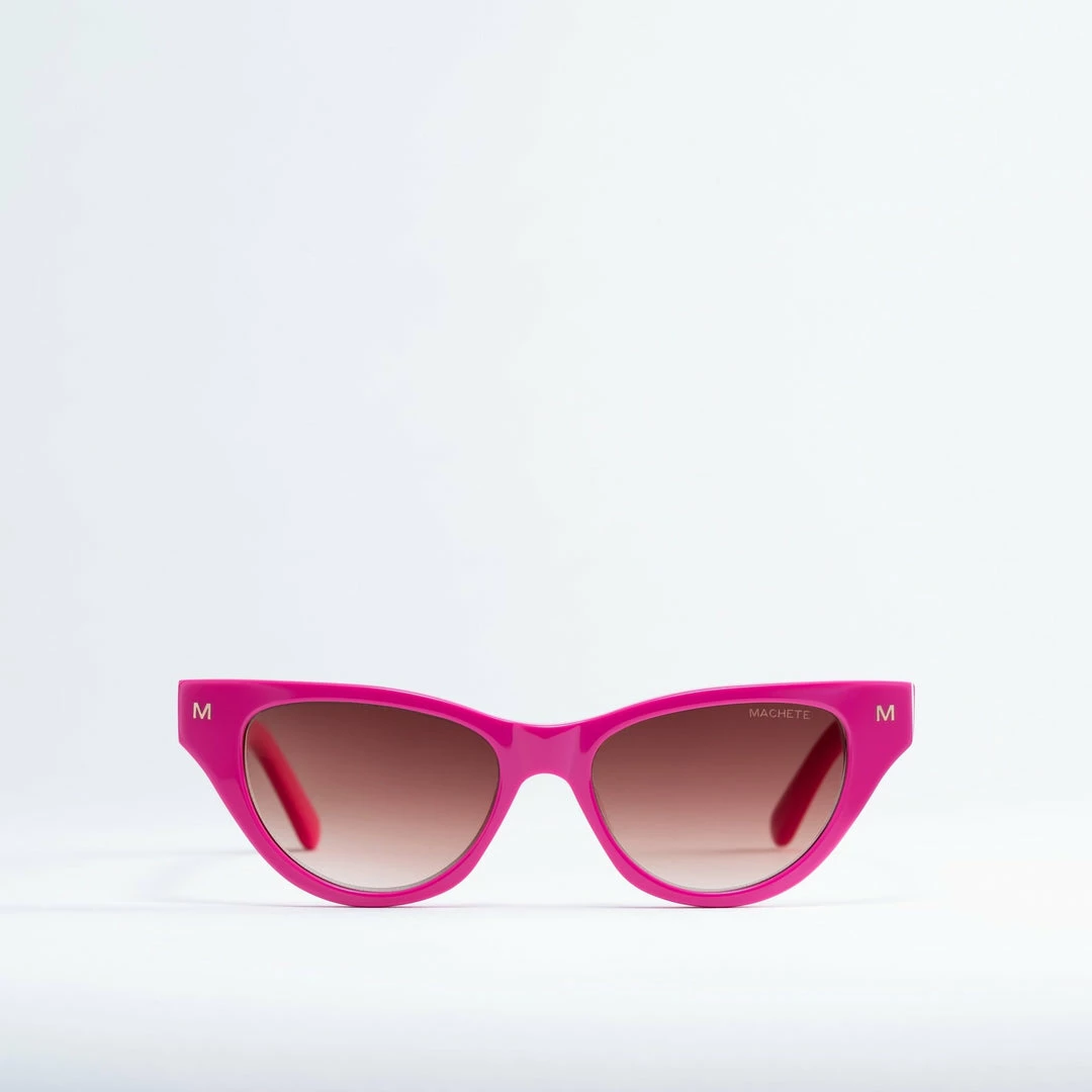 Machete Suzy Sunglasses In Neon Pink Eyewear 3 Machete Suzy Sunglasses In Neon Pink Eyewear