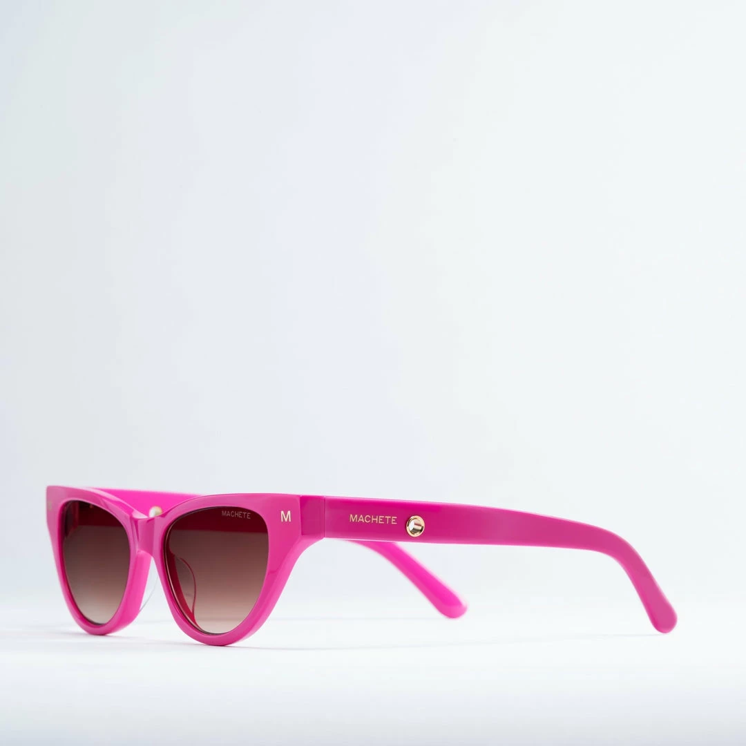 Machete Suzy Sunglasses In Neon Pink Eyewear 4 Machete Suzy Sunglasses In Neon Pink Eyewear