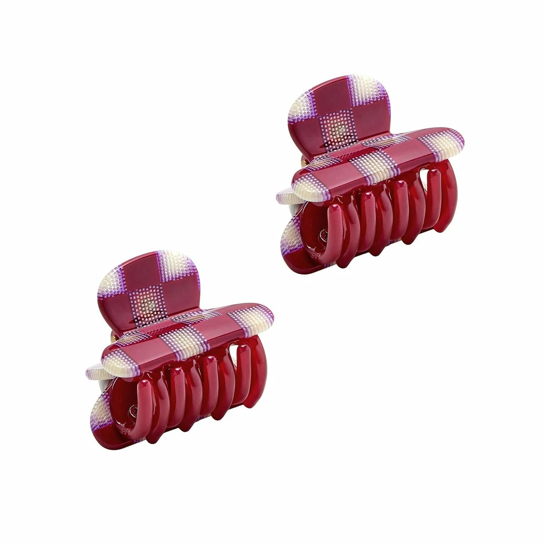 Machete Twin Heirloom Claws In Fuchsia Checker 3 Machete Twin Heirloom Claws In Fuchsia Checker